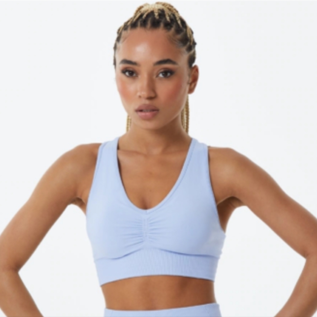 Joylab Cinch-Front Bra, Peach, Size Xs, Nwt
